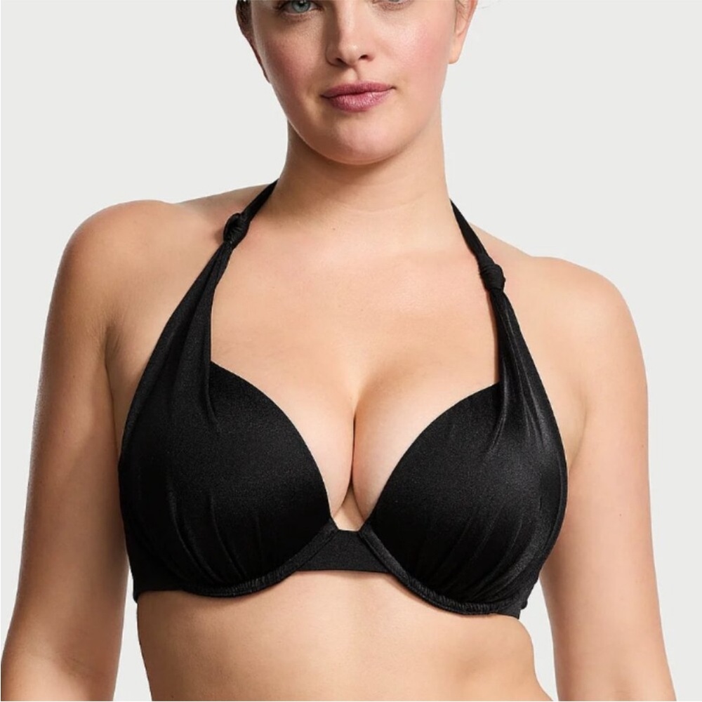 Victoria's Secret Black Bikini Top 32D